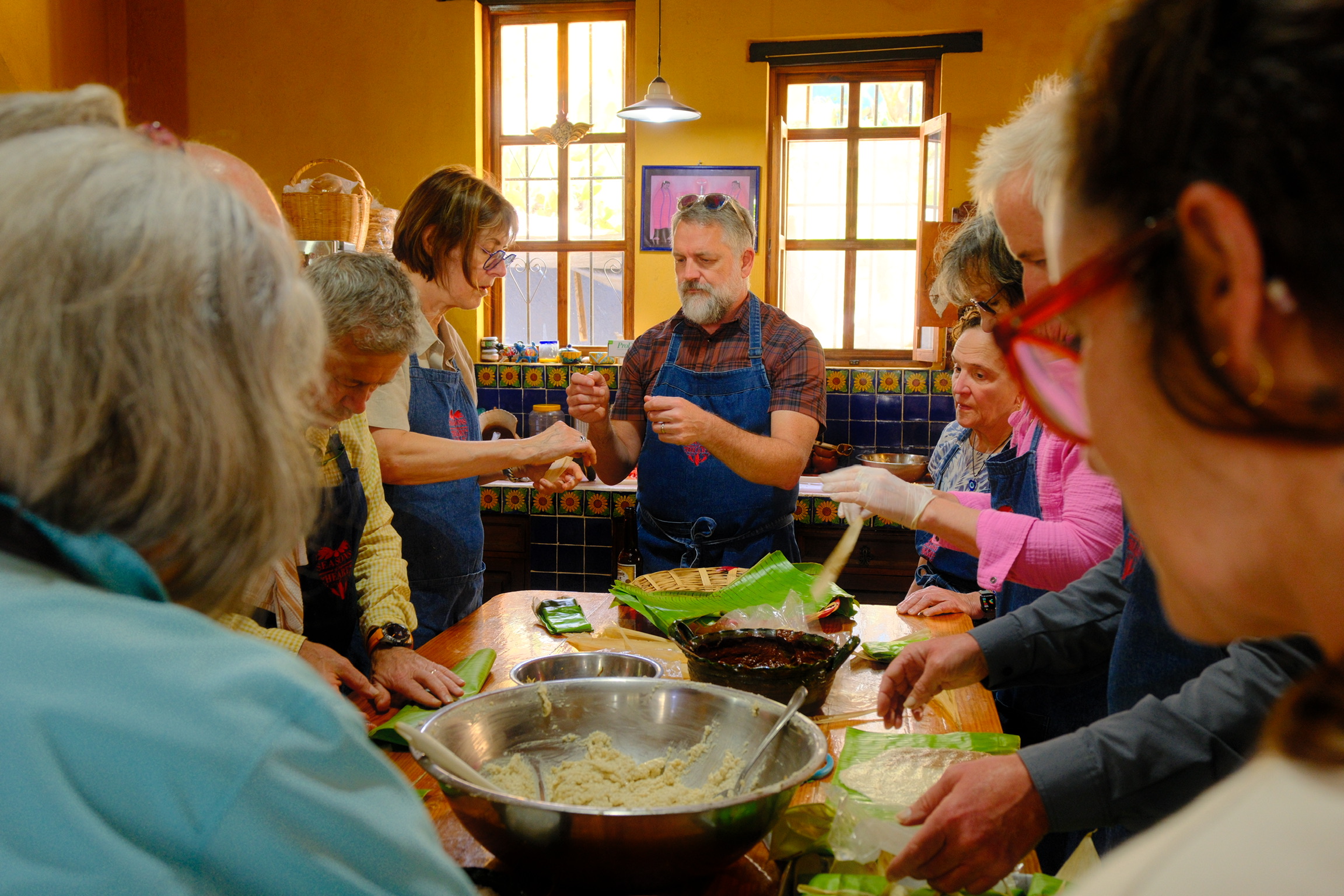 Cooking together